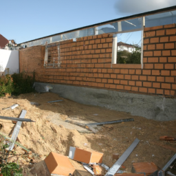 Agrandissement terrasse pour espace de jeu pour enfants Tinqueux